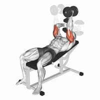 Alternating Incline Press francés con mancuernas