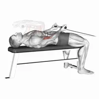 Close Supinated Horizontal Curl with Pulley
