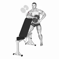 Concentrated External Rotation with Dumbbell