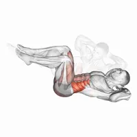 Cross Crunch with Legs Elevated