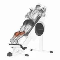 Declined Calf Extension Machine