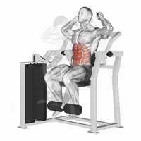 Double Vertical Crunch Machine