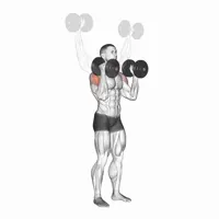 Dumbbell Military Press with Twist