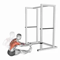 Horizontal Rowing with Bands