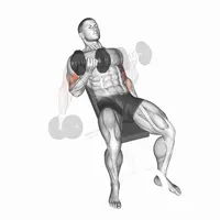 Incline Curl with Alternating Twist with Dumbbells