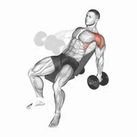 Incline Front Raises with Dumbbell Twist