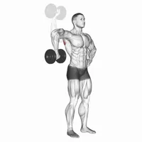 Isolated Vertical Rotation with Dumbbell