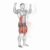 Knee to elbow with twist