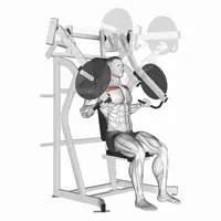 Overhead Press frontal en máquina