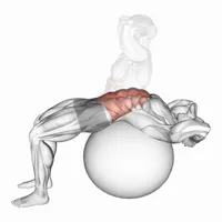 Abdominales en fitball