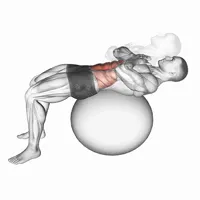 Crunch superior on Fitball
