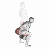 Wide grip Peso muerto con mancuernas