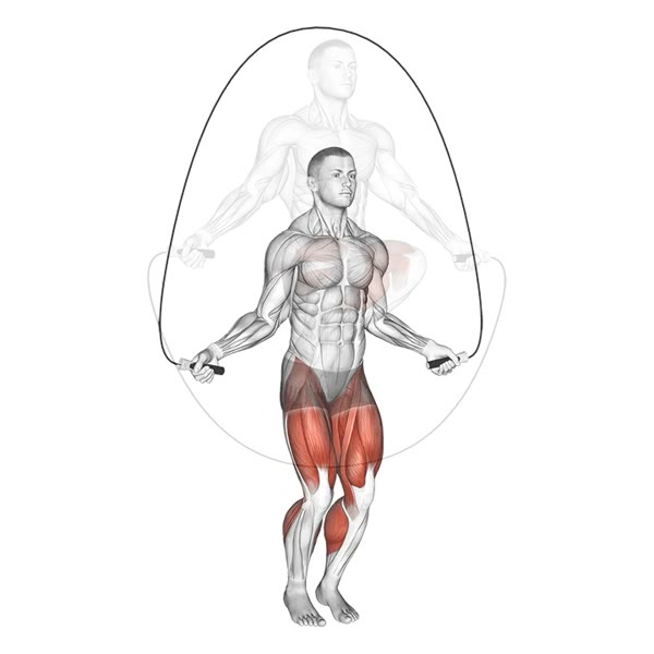 High Jump Rope — ejercicio de Cardio, nivel Intermedio