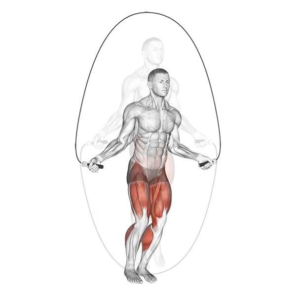 Side Rope Skipping — ejercicio de Cardio, nivel Intermedio